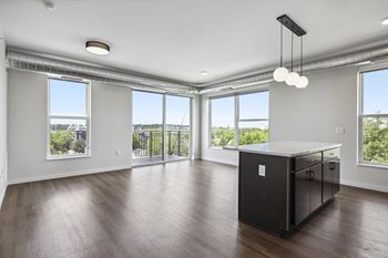 Kitchen and living room